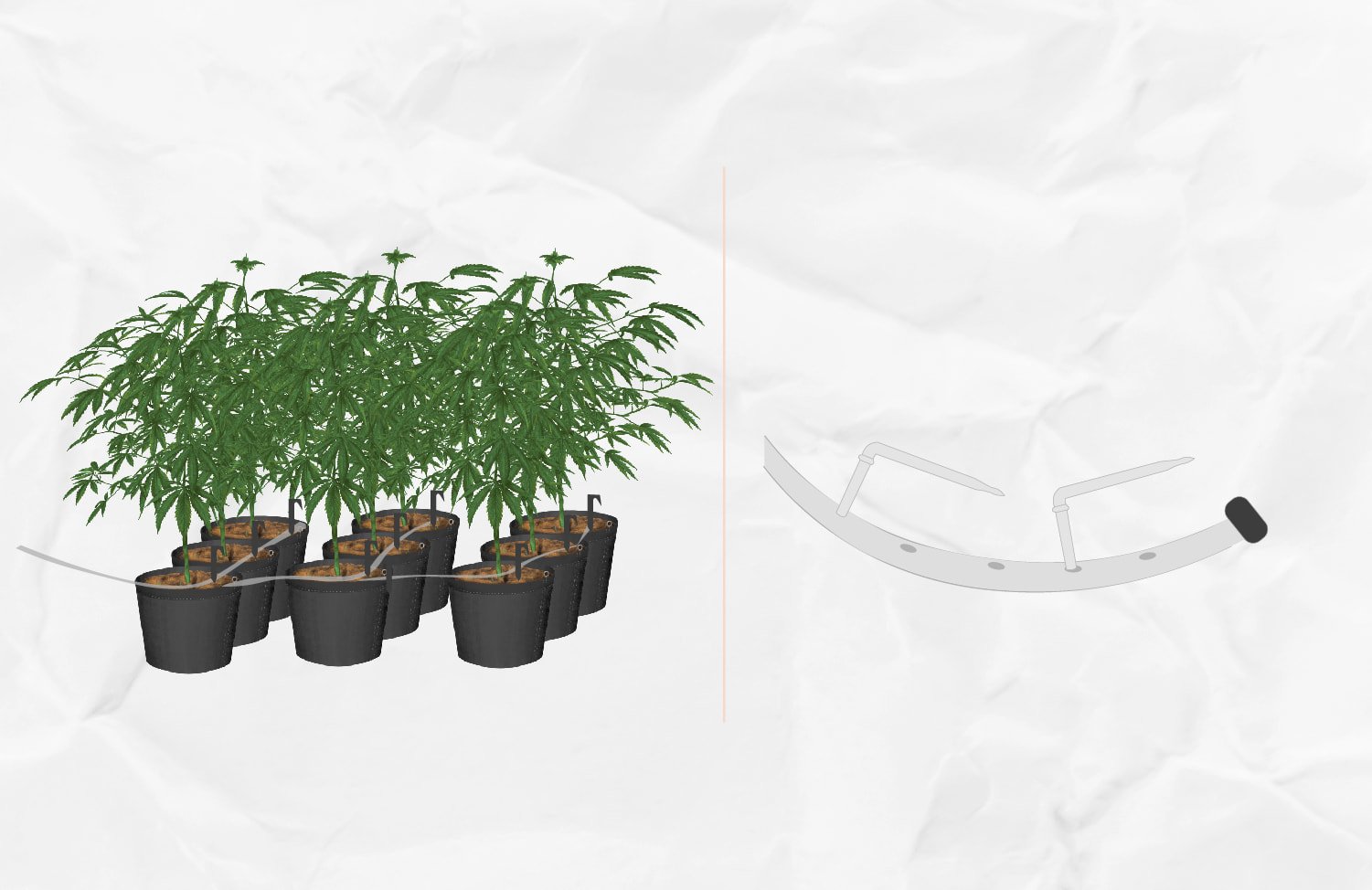 Ein eigenes DIY Tropfbewässerungssystem für den Anbau von Cannabis einrichten