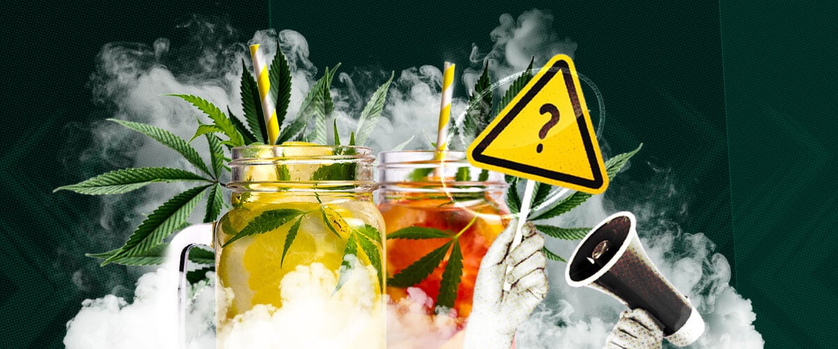 Cannabis-Infundierte Alkoholische & Nicht-Alkoholische Getränke: Branchentrends Entdecken Sie Cannabis-infundierte Getränke, sowohl alkoholische als auch nicht-alkoholische. Erfahren Sie mehr über die Versuche großer Alkoholunternehmen mit THC- und CBD-Getränken, einschließlich der Seltzer von CANN und Wynk.