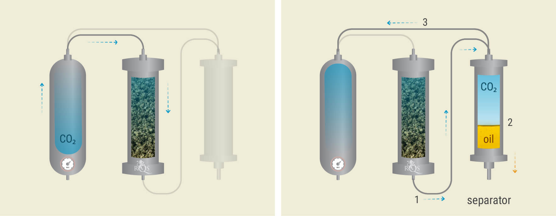 CO₂-Extraktion: Schritt-für-Schritt-Prozess CO₂-Extraktion: Schritt-für-Schritt-Prozess