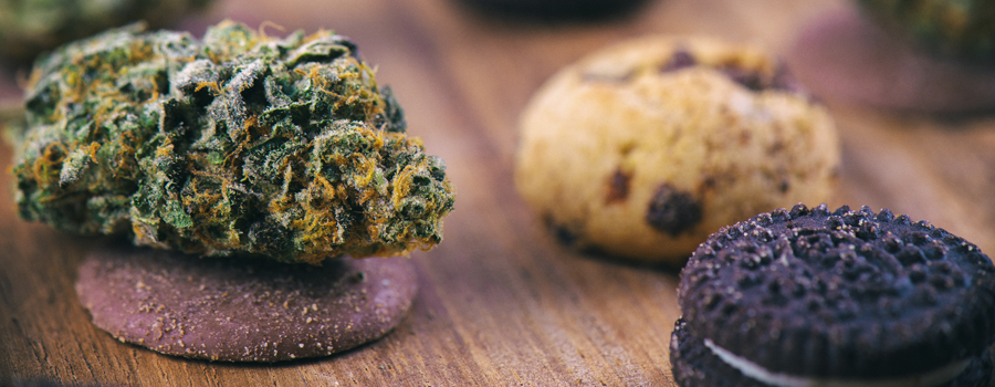 Hausgemachte Cannabiskuchen