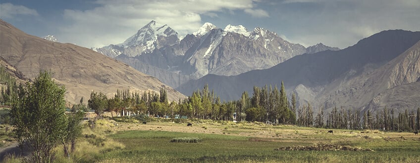 Hindu Kush-Gebirgsrange in Afghanistan