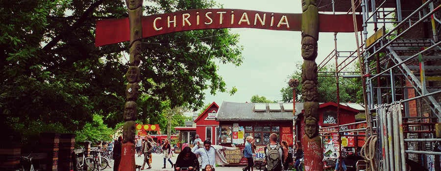 Christiania Dänemark Copenhague Cannabis Freetown