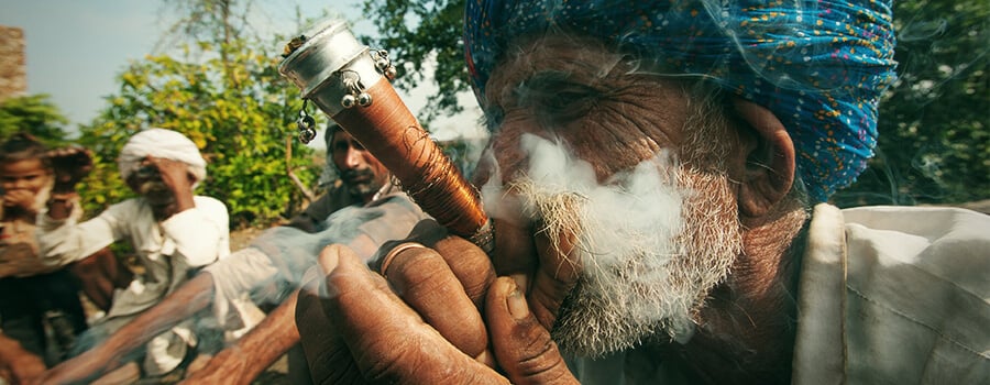 Rauchen Cannabis Asien