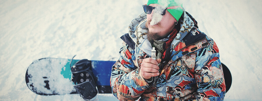 Snowboarden und Cannabis