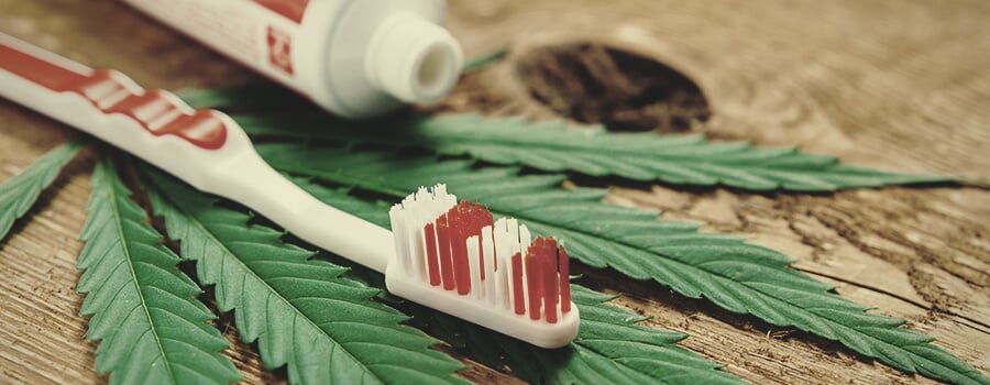 Putzen Sie Ihre Zähne mit Cannabis