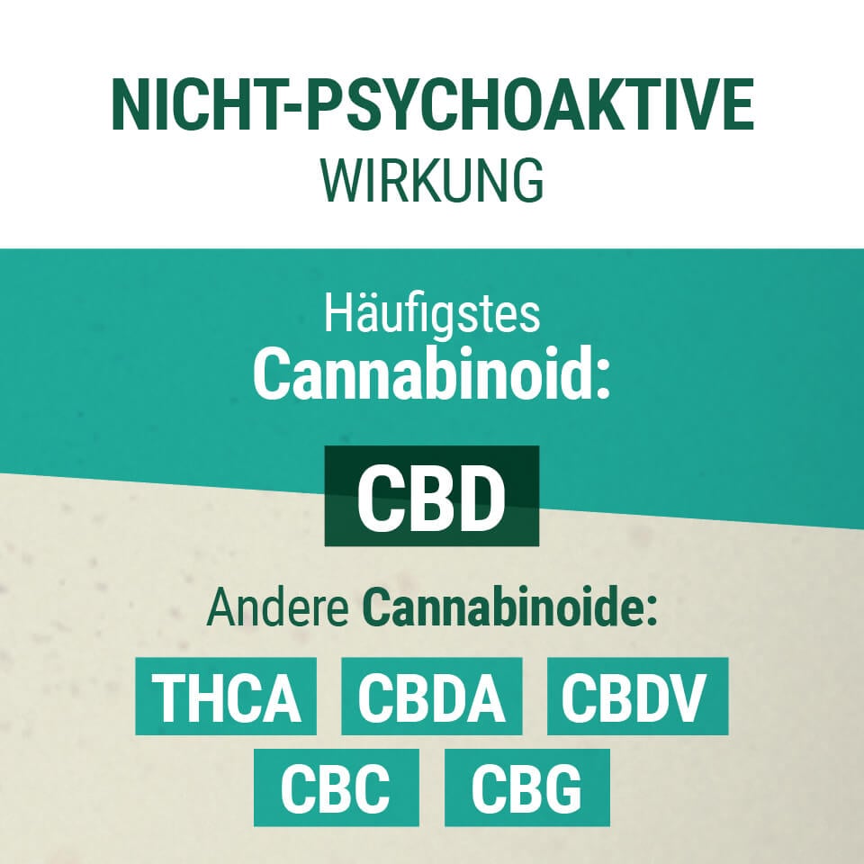 Nicht-Psychoaktive Wirkung won CBD