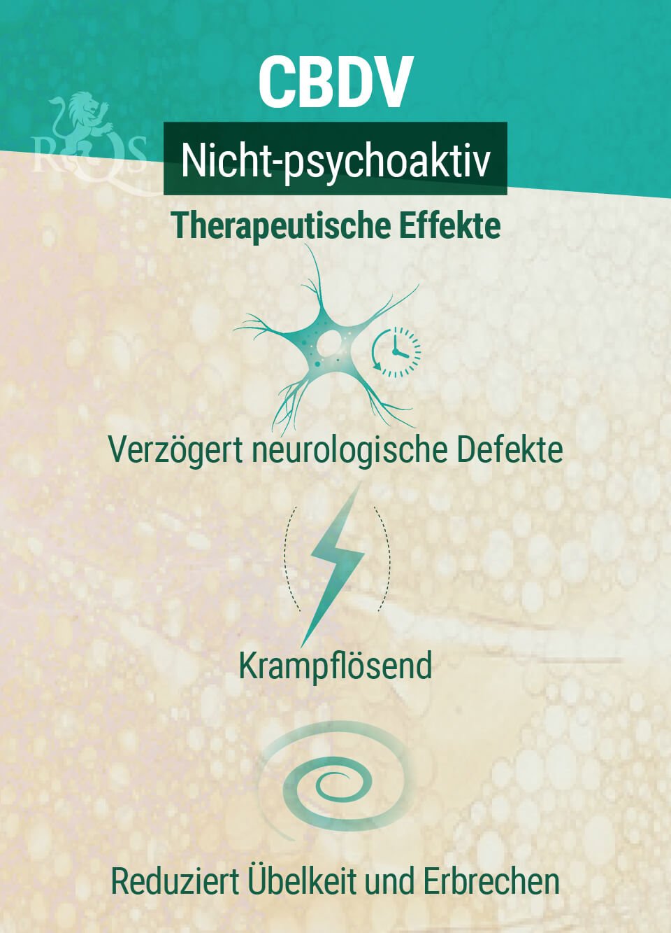 Therapeutische Effekte won CBDV