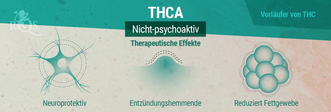 Therapeutische Effekte won THCA