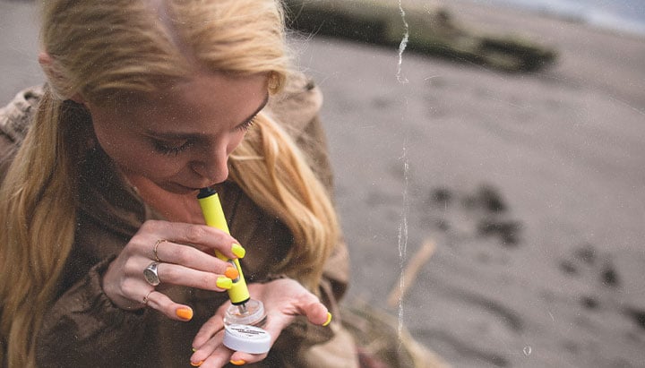 Smoke Cannabis At the Beach