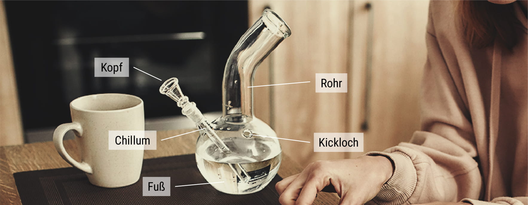 Wie filtert Bongwasser den Rauch? Wie filtert Bongwasser den Rauch?
