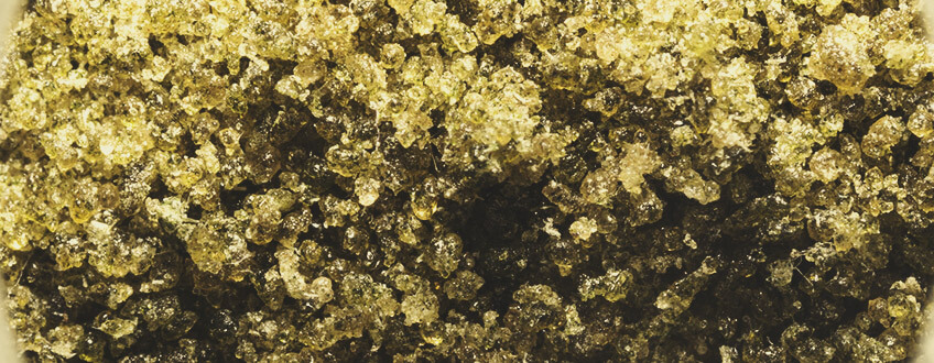 Trockeneis-Hasch oder Bubble Hash Trockeneis-Hasch oder Bubble Hash