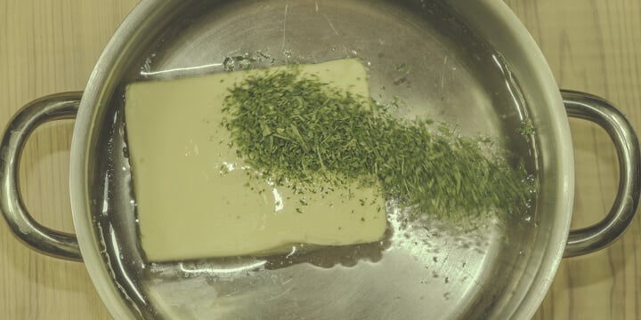 VERGESSEN, WASSER ZU ÖL ODER BUTTER HINZUZUFÜGEN