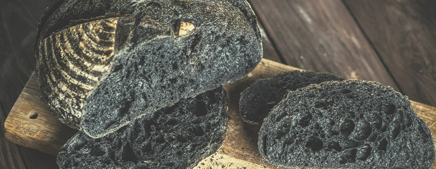 Charcoal Bred Charcoal Bread