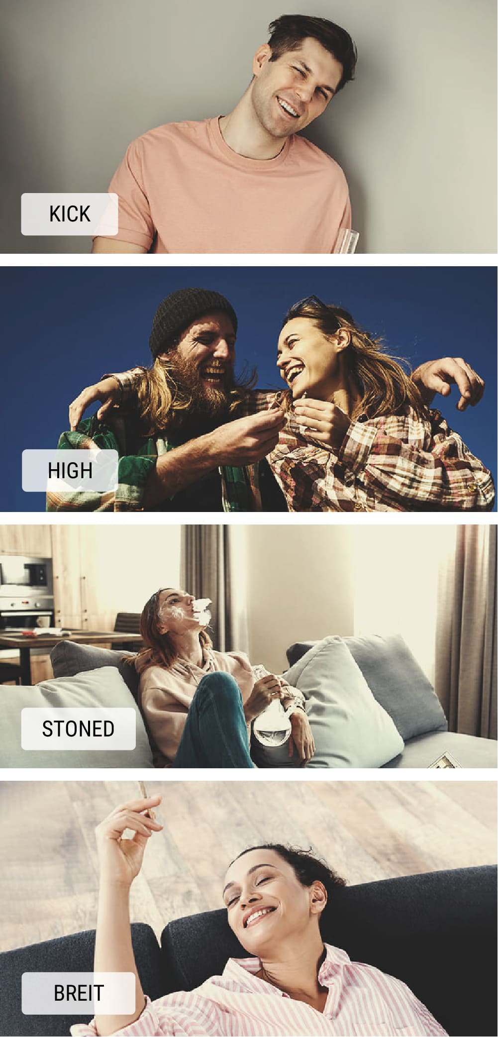Was bedeutet es, stoned zu sein?