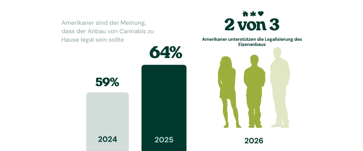 Cannabiskonsumenten bevorzugen das High gegenüber Alkohol Infografik zeigt, dass 76 % der Cannabiskonsumenten das High von Cannabis dem Rausch von Alkohol vorziehen.