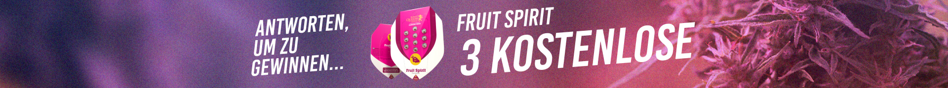 Answer to win 3 FREE Fruit Spirit