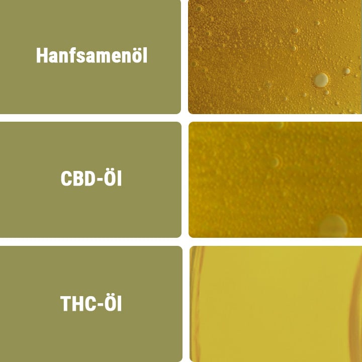 CBD-Öl im Vergleich zu anderen Arten von Ölen