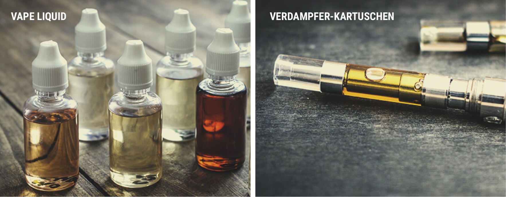 THC- und CBD-Vape-Liquid im Vergleich zu Kartuschen