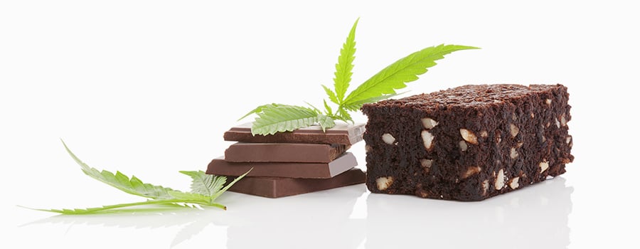 Cannabis-Schokoladenkuchen