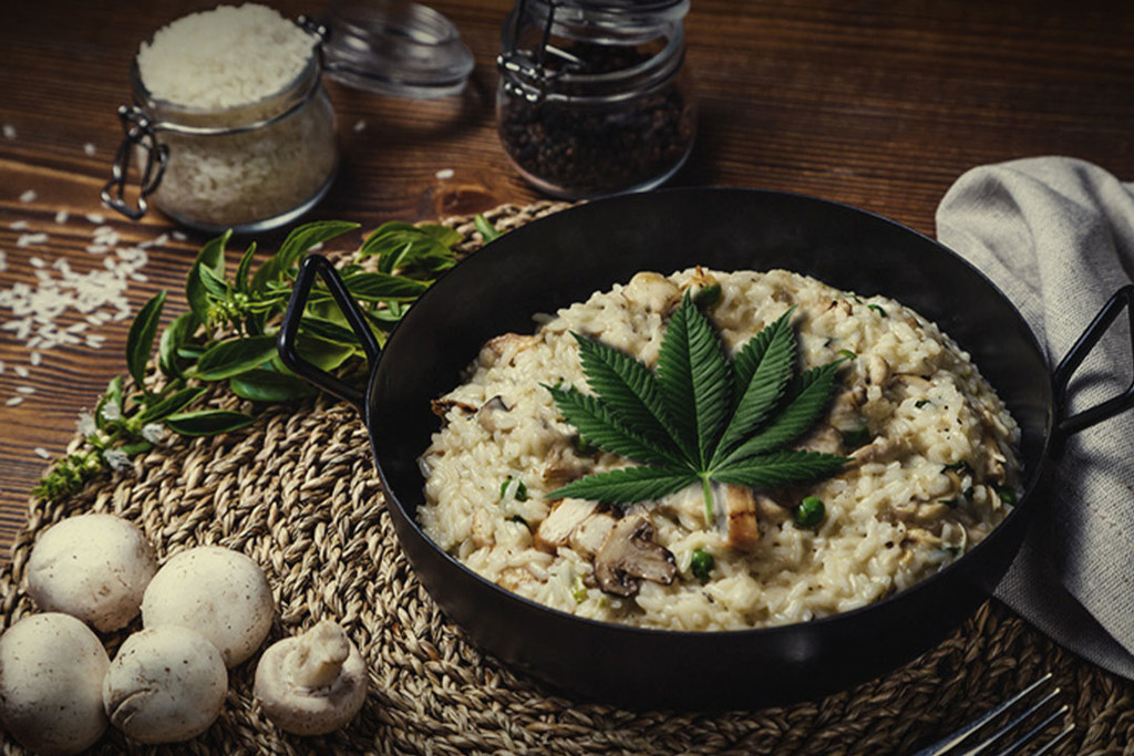 Rezept für Weed-infundiertes klassisches Risotto