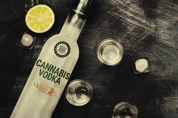 2 einfache Rezepte für Cannabis-Wodka