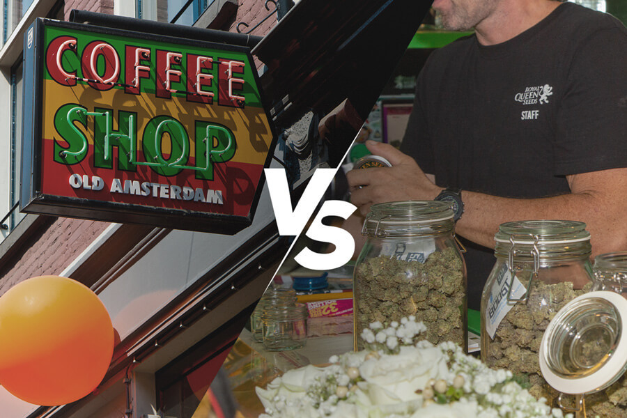 Was ist der Unterschied zwischen einem Coffeeshop und einer Cannabis-Apotheke (Dispensary)?