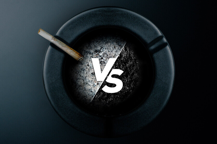 Weiße vs. schwarze Cannabis-Asche: Macht die Farbe etwas aus?