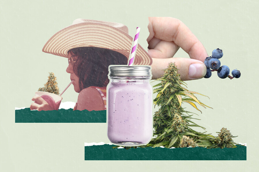 Cannabis-Heidelbeer-Smoothies: 3 einzigartige Rezepte