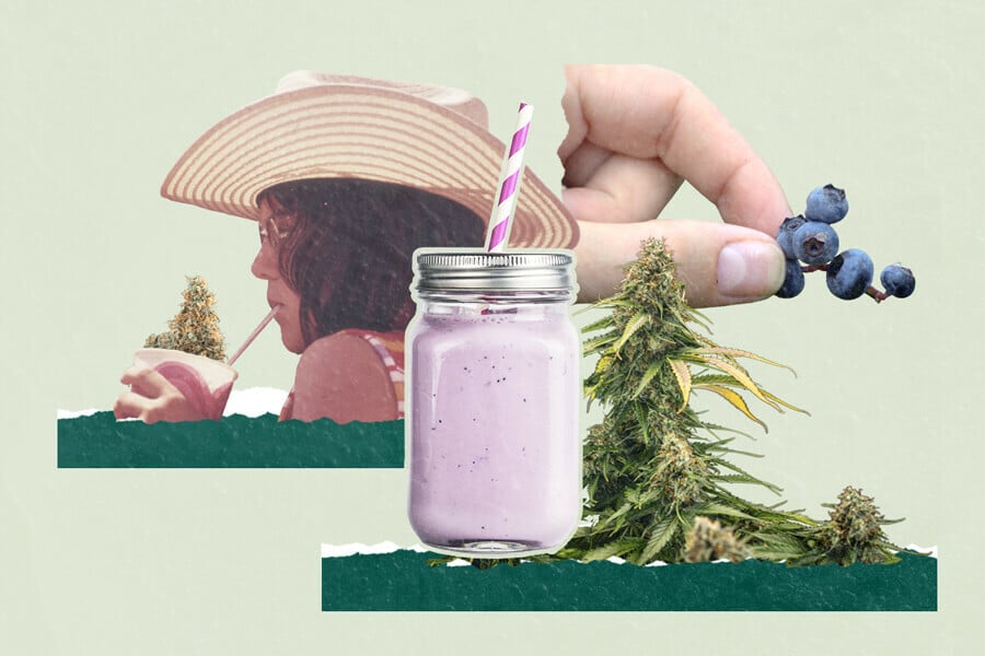 Cannabis-Heidelbeer-Smoothies: 3 einzigartige Rezepte