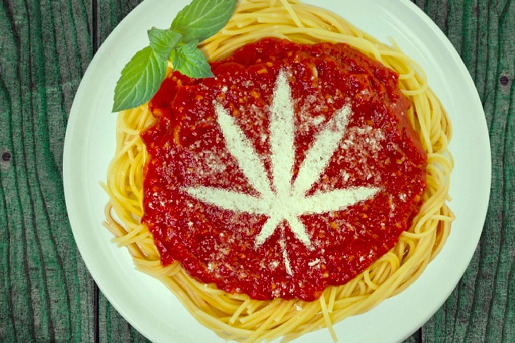 Cannabis Tomatensauce 