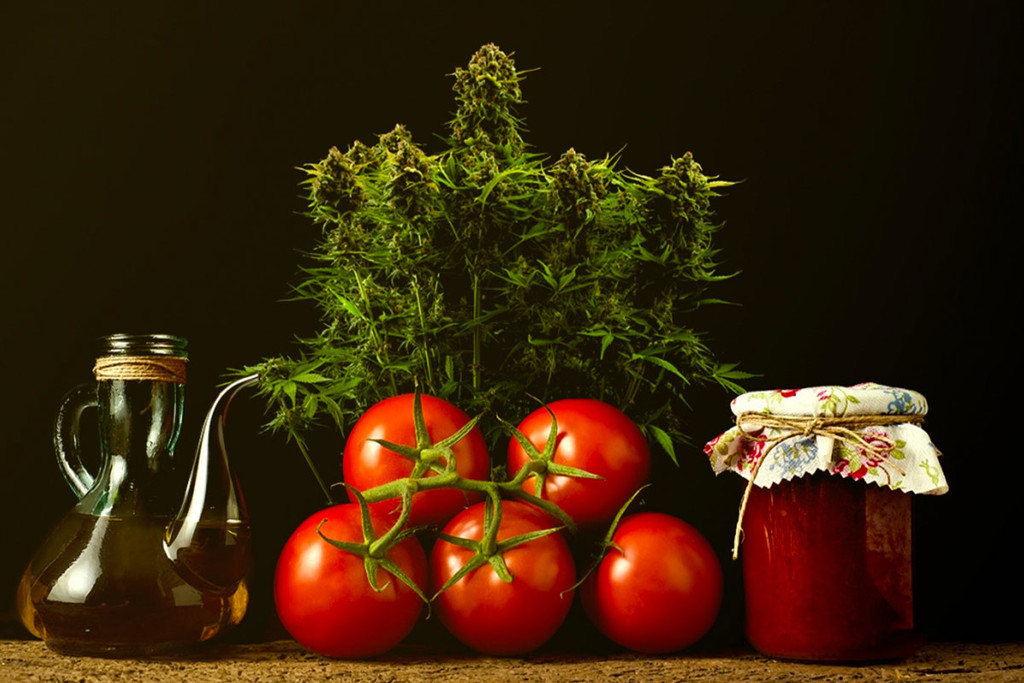 CBD-Öl-Tomaten-Vinaigrette