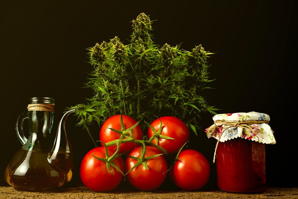 CBD-Öl-Tomaten-Vinaigrette
